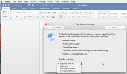 How To Change Language In Microsoft Word 2011 For Mac